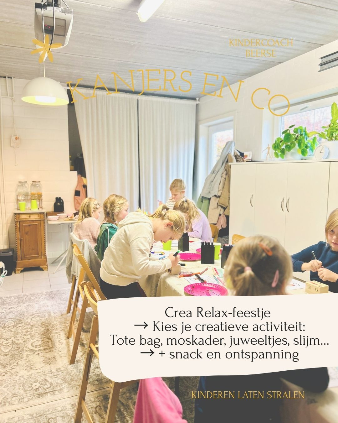 Verjaardagsfeestje crea relax - Foto